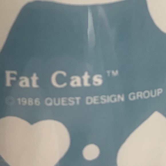 M🌺VINTAGE “FAT CATS” THERMO SERV 1986 QUEST DESIGN GROUP PLASTIC MUG CUPS (3) - Picture 6 of 12